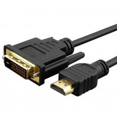 Кабель мультимедийный HDMI to DVI 24+1pin M, 1.8m PATRON (CAB-PN-DVI-HDMI-18F)