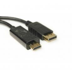 Кабель мультимедийный DisplayPort to HDMI 1.8m PowerPlant (KD00AS1278)