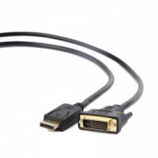 Кабель мультимедийный DisplayPort to DVI 3.0m Cablexpert (CC-DPM-DVIM-3M)